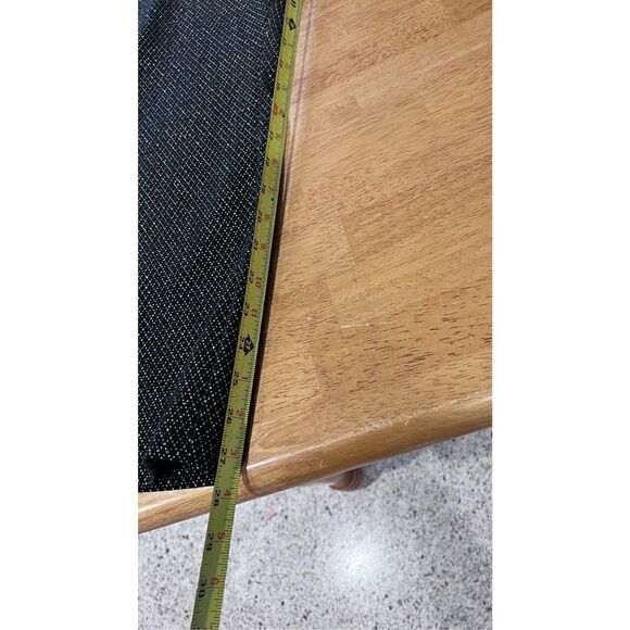 NANETTE LEPORE WOMEN PANT LEGGINGS BLACK SILVER SPECKLE SZ XL NEW - Picture 10 of 11